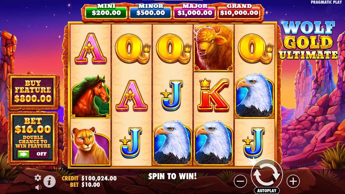 Wolf Gold Ultimate slot machine game